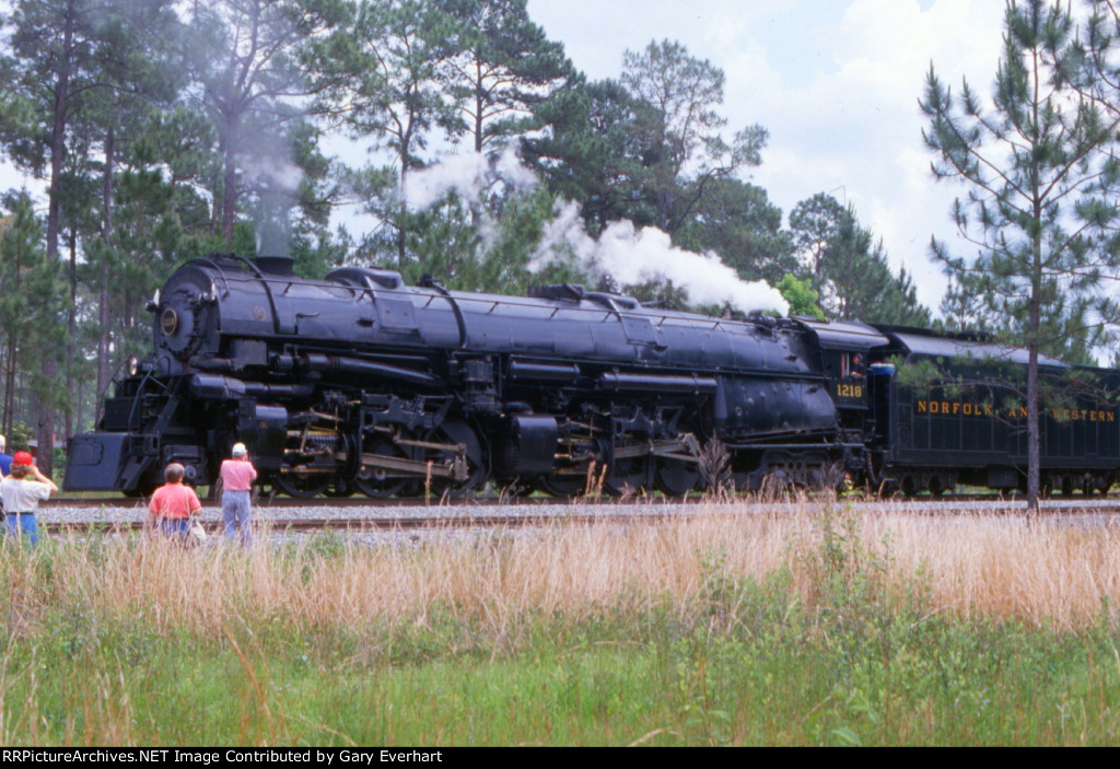 NW 2-6-6-4 #1218 - Norfolk Western